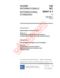 IEC 60947-4-1:2000/AMD2:2005