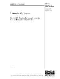 BS EN 60598-2-13:2006+A1:2012