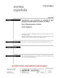 UNE-EN 806-3:2007