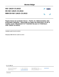 NBN EN ISO 12625-15:2022