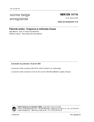 NBN EN 14716:2005