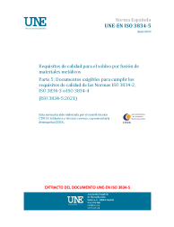 UNE-EN ISO 3834-5:2022