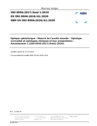 NBN EN ISO 8596:2018/A1:2020