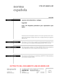 UNE-EN 60335-2-85:2005