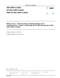 NBN EN ISO 4499-2:2020