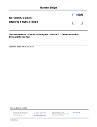NBN EN 17685-1:2023