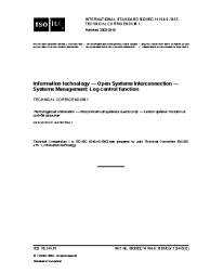 ISO/IEC 10164-6:1993/COR1:2003