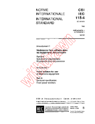 IEC 60115-4:1982/AMD1:1993