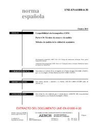 UNE-EN 61000-4-30:2015