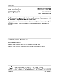 NBN EN ISO 6103:2014