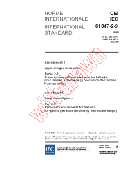IEC 61347-2-9:2000/AMD1:2003