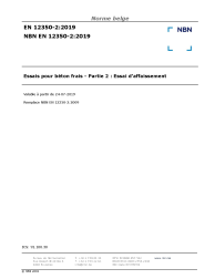 NBN EN 12350-2:2019