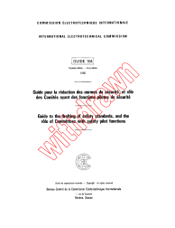 IEC GUIDE 104:1980