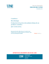 UNE-EN ISO 11930:2019