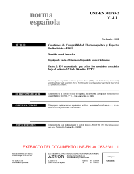 UNE-EN 301783-2 V1.1.1:2001