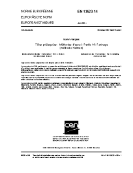 NBN EN 13523-14:2014