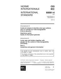IEC 60061-4:1990/AMD6:2000