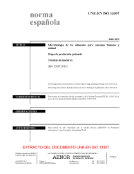 UNE-EN ISO 13307:2013
