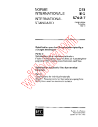 IEC 60674-3-7:1992