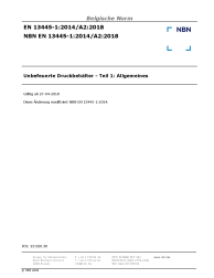 NBN EN 13445-1:2014/A2:2018