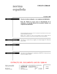 UNE-EN 13286-40:2003 (R2018)