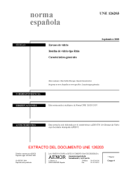 UNE 126203:2008 (R2014)