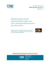 UNE-EN ISO 16122-5:2021