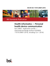 BS EN ISO 11073-20601:2016