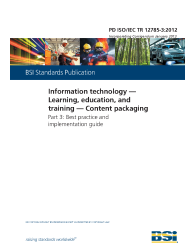 PD ISO/IEC TR 12785-3:2012