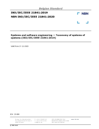 NBN ISO/IEC/IEEE 21841:2020