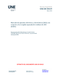 UNE-EN 50419:2023