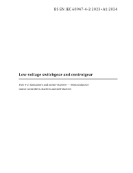 BS EN IEC 60947-4-2:2023+A1:2024