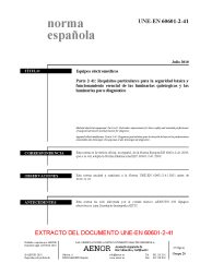 UNE-EN 60601-2-41:2010