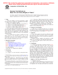 ASTM D3776/D3776M-09a