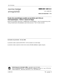 NBN EN 12814-3:2000