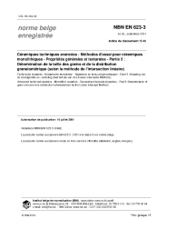 NBN EN 623-3:2001