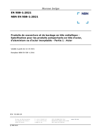 NBN EN 508-1:2021