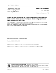 NBN EN ISO 9888:1999