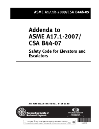 ASME A17.1-2009 - ADDN-B W 30 INTS