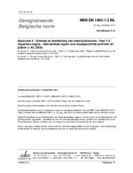 NBN EN 1993-1-3 NL:2011