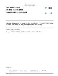 NBN EN ISO 4210-7:2014