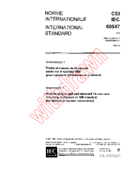 IEC 60547:1976/AMD1:1985