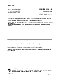 NBN EN 12311-1:1999