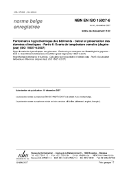 NBN EN ISO 15927-6:2007