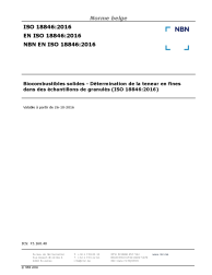 NBN EN ISO 18846:2016