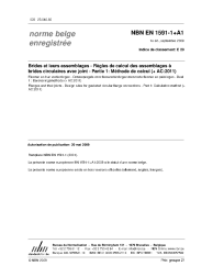 NBN EN 1591-1+A1:2009