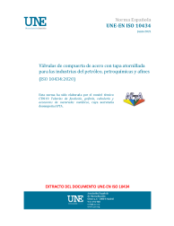 UNE-EN ISO 10434:2021