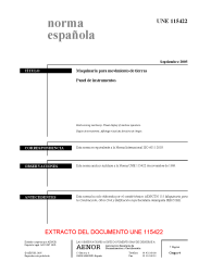 UNE 115422:2005