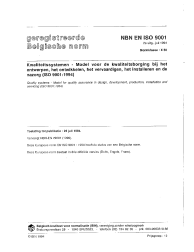 NBN EN ISO 9001:1994