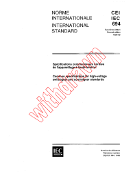 IEC 60694:1996